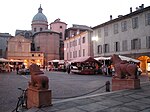 Reggio emilia piazza san prospero abside duomo